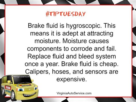 hygroscopic in brake fluid.